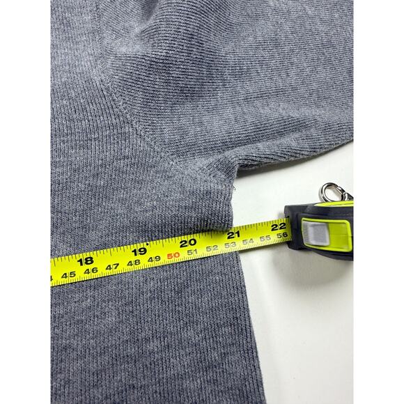 Lauren Ralph Lauren Women’s Gray Knit Sweater – 100% Cotton, Size Large - Picture 4 of 6